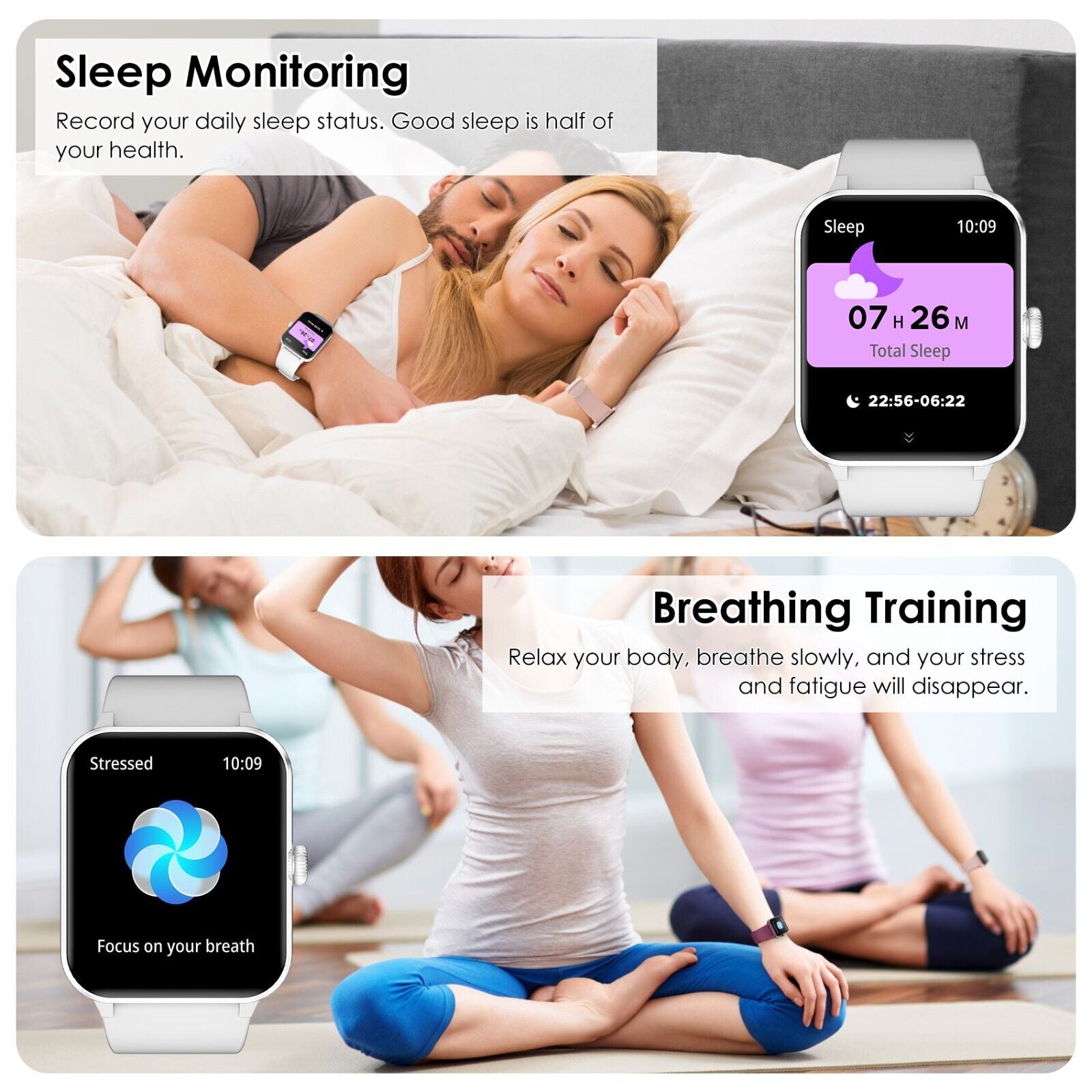 Blackview Smartwatch Damen Herren Mit Bluetooth Anrufe Fitnessuhr Für Android