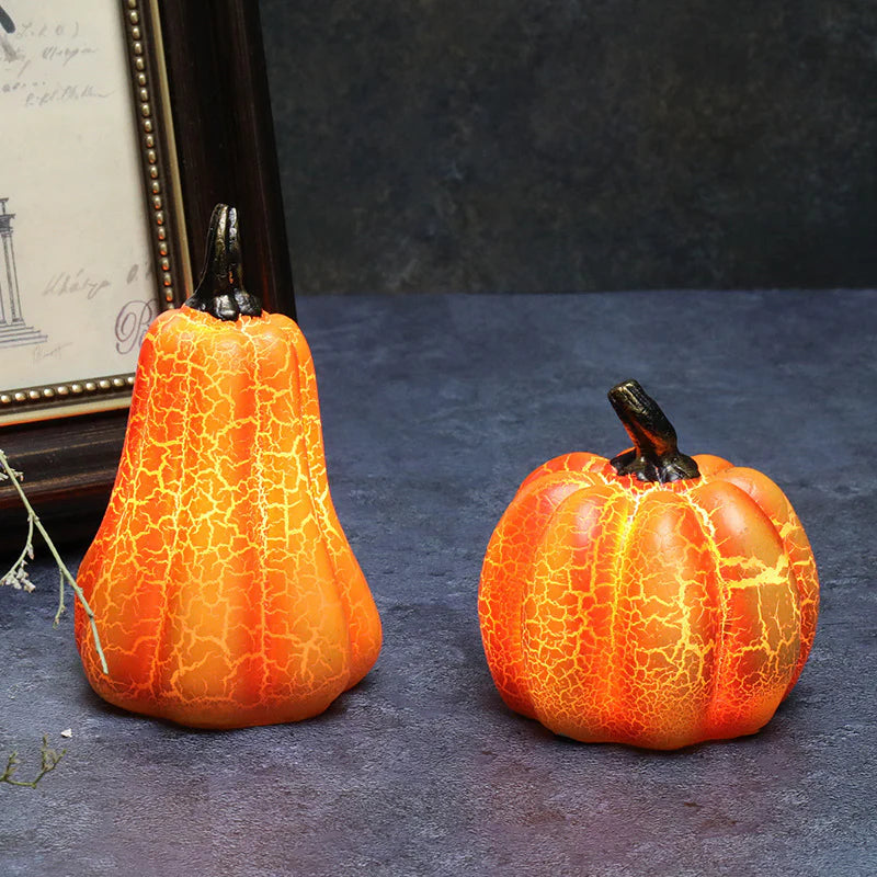 Get Spooked with Our Glow-in-the-Dark Pumpkin Lantern – The Perfect Halloween Candle Lamp for Boo-tiful Decor!