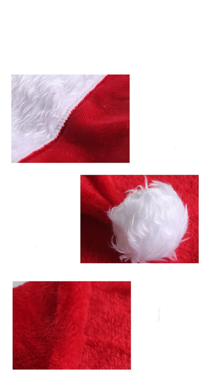 Get Ready to Shine This Christmas with Our LED Luminous Santa Hat - Perfect for Kids and Adults!