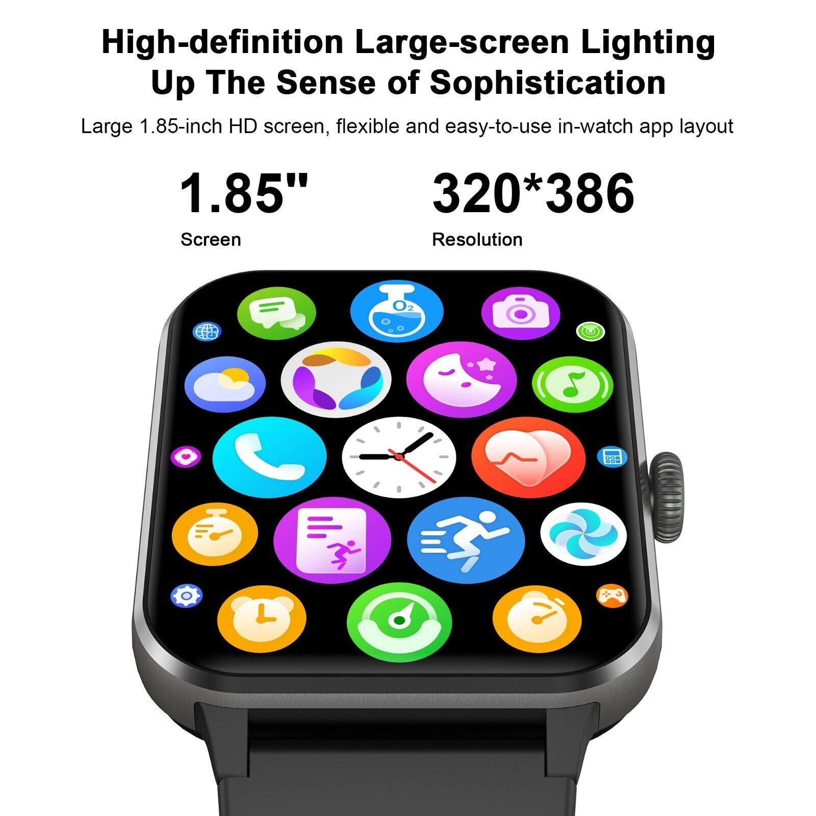 Blackview Smartwatch Damen Herren Mit Bluetooth Anrufe Fitnessuhr Für Android