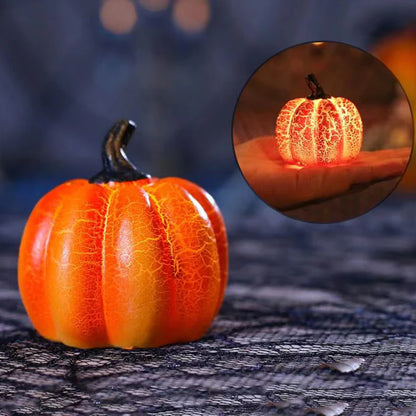 Get Spooked with Our Glow-in-the-Dark Pumpkin Lantern – The Perfect Halloween Candle Lamp for Boo-tiful Decor!