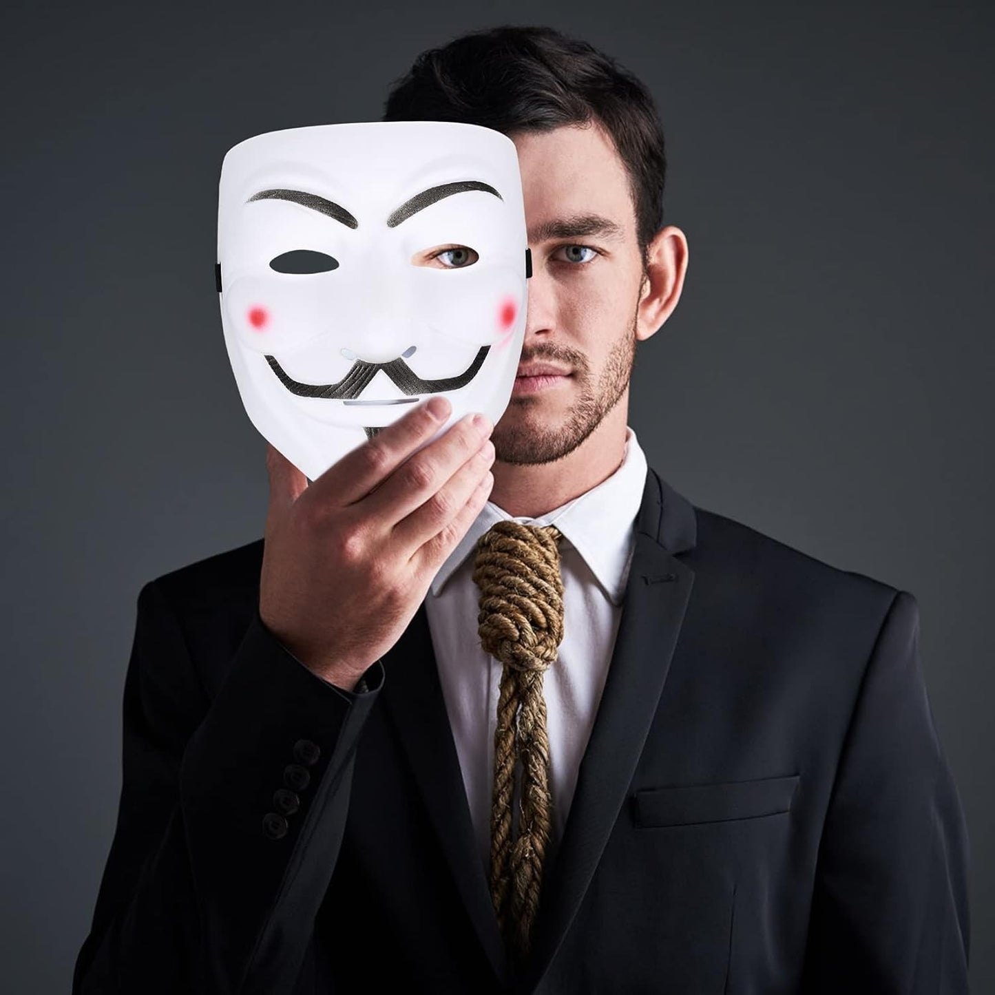 Panbeiqiweu 4Er-Pack V Wie Vendetta-Maske