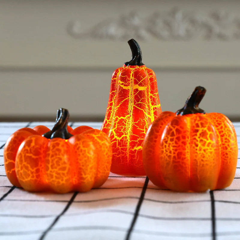 Get Spooked with Our Glow-in-the-Dark Pumpkin Lantern – The Perfect Halloween Candle Lamp for Boo-tiful Decor!