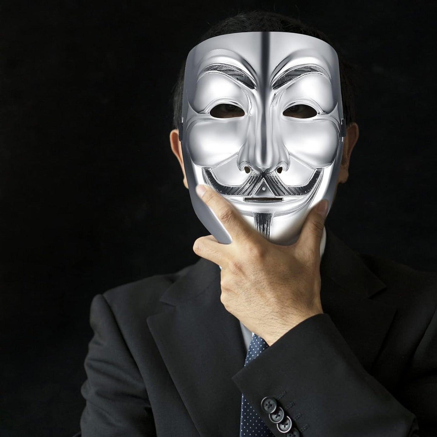 Panbeiqiweu 4Er-Pack V Wie Vendetta-Maske