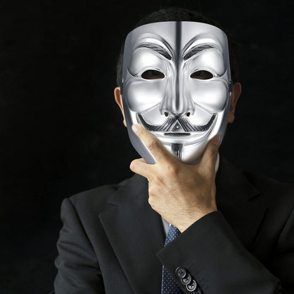 Panbeiqiweu 4Er-Pack V Wie Vendetta-Maske